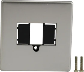 uniTEC IMOLA Serie 307 Abdeckung für TAE-Anschlussdose, edelstahl