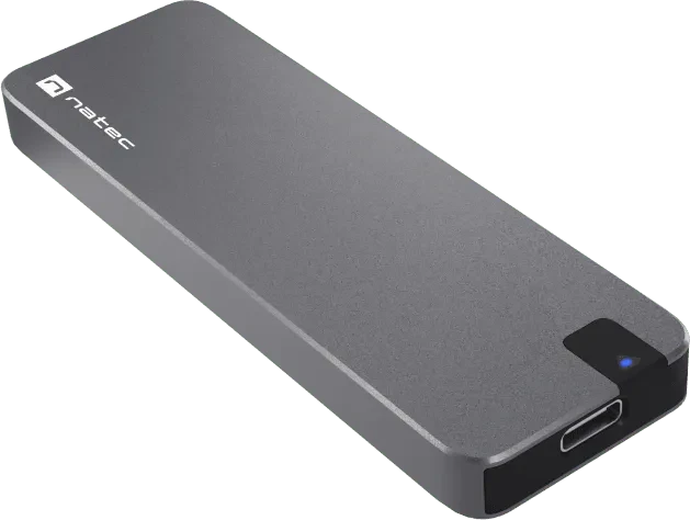 Natec Rhino M.2 NVMe, grau, USB-C 3.1