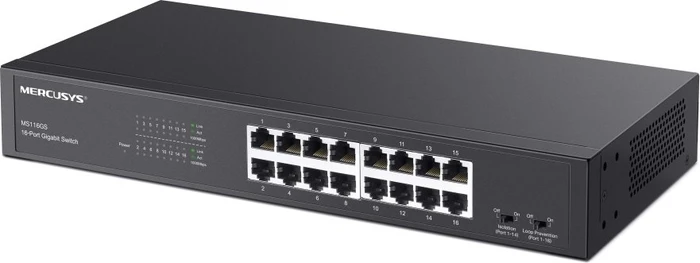 Mercusys Desktop Gigabit Switch, 16x RJ-45