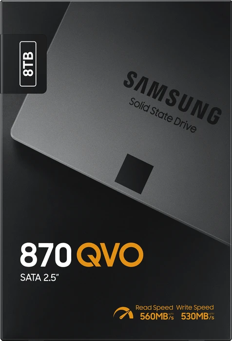 Samsung SSD 870 QVO 8TB, 2.5" / SATA 6Gb/s