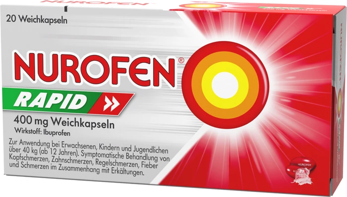 Nurofen rapid 400mg Weichkapseln, 20 Stück