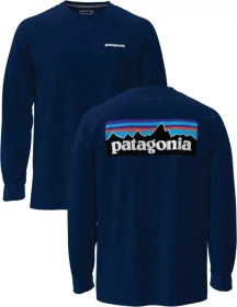Patagonia P-6 Logo Responsibili-Tee Shirt langarm new navy (Herren)