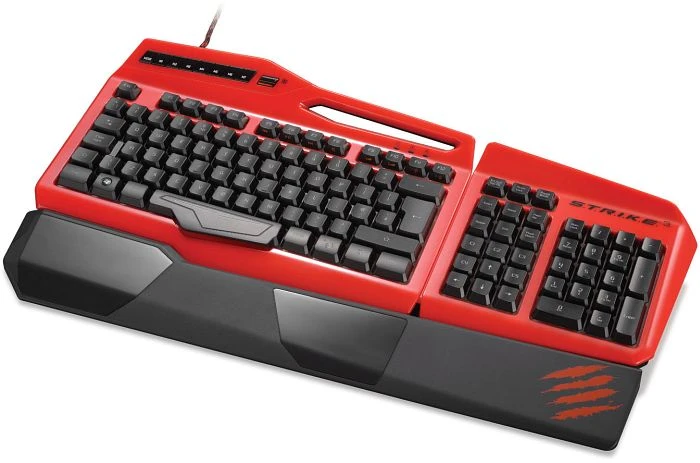MadCatz S.T.R.I.K.E. 3 Keyboard rot, USB, DE