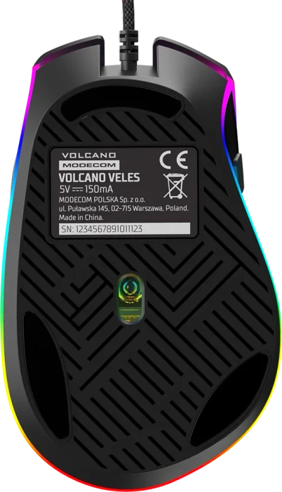 Modecom Volcano Veles schwarz, USB