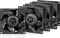 ARCTIC S8038-10K PWM schwarz, 80mm, 4er-Pack Vorschaubild