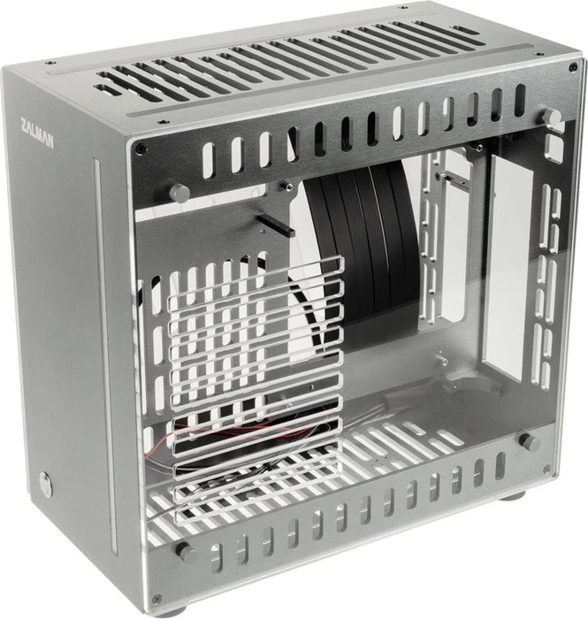 Zalman Z-Machine 300, silber, Acrylfenster, Mini-ITX