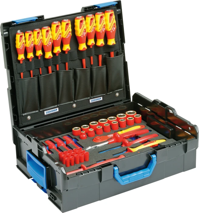 Gedore 1100-1094 Hybrid VDE Handwerkzeugset inkl. L-Boxx, 53-tlg.