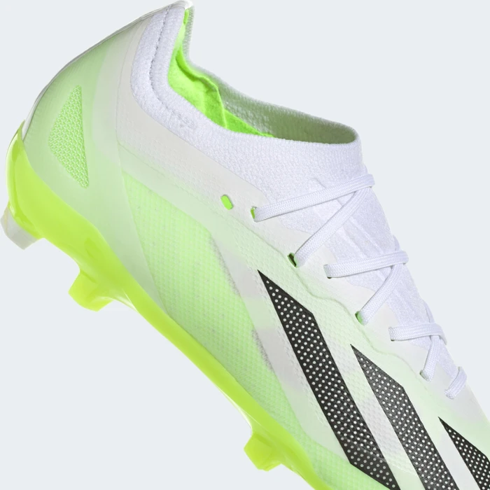 adidas X Crazyfast.1 FG cloud white/core black/lucid lemon (Junior)