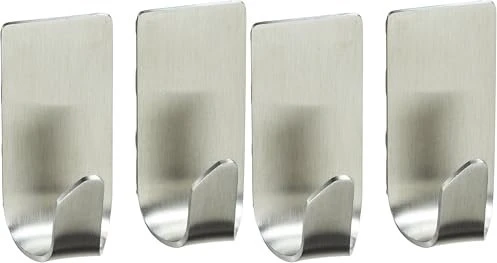 tesa Powerstrips Haken Zoom small Metall chrom, 2 Stück