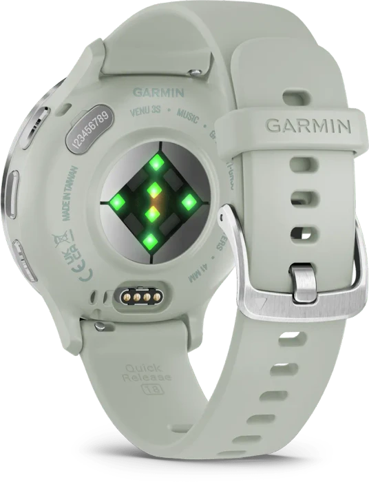 Garmin Venu 3S silver/sage grey