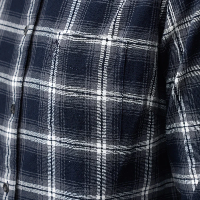Fjällräven Övik Flannel Hemd langarm dark navy (Damen)
