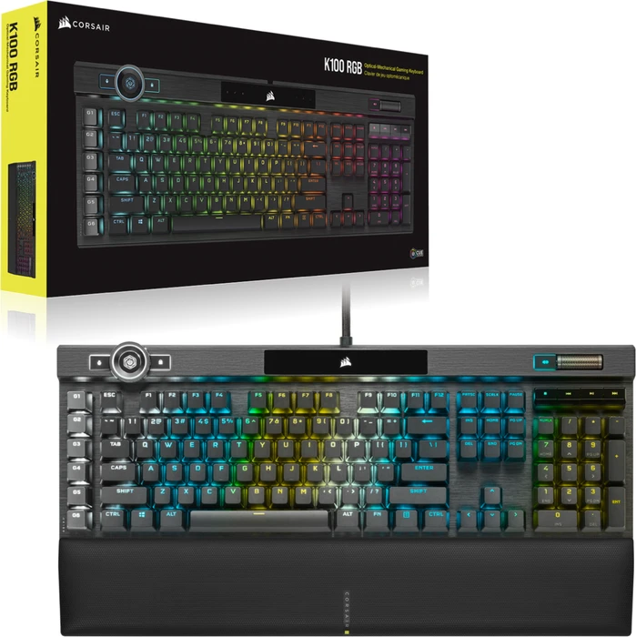 Corsair Gaming K100 RGB, Corsair OPX, USB, UK