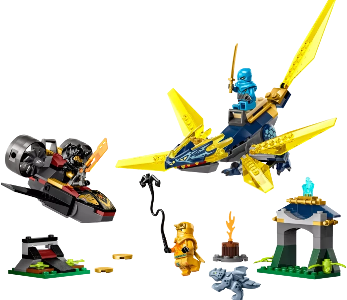 LEGO Ninjago - Duell zwischen Nya und Arins Babydrachen