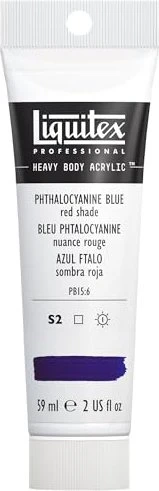Liquitex Professional Heavy Body Acrylic phthalocyanine blue red shade, 59ml