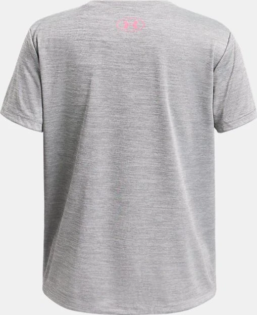Under Armour Tech Twist Wordmark Logo Funktionsshirt kurzarm black/super pink (Junior)