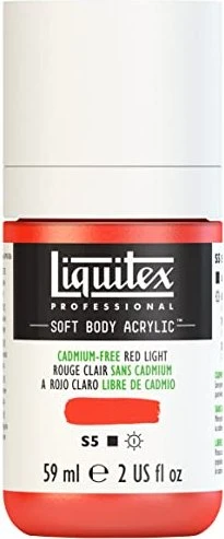 Liquitex Professional Soft Body Acrylic cadmium-free red light, 59ml