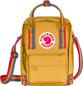 Fjällräven Kanken Rainbow Sling Umhängetasche ochre/rainbow pattern