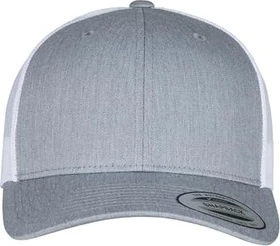 Flexfit YP Classics Retro Trucker 2-Tone Kappe heather/white