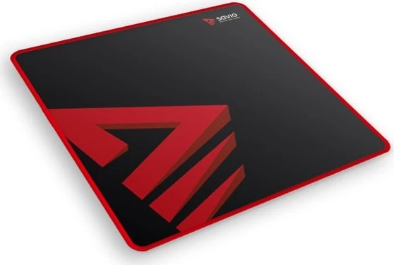 Savio Turbo Dynamic M Gaming Mauspad, schwarz/rot