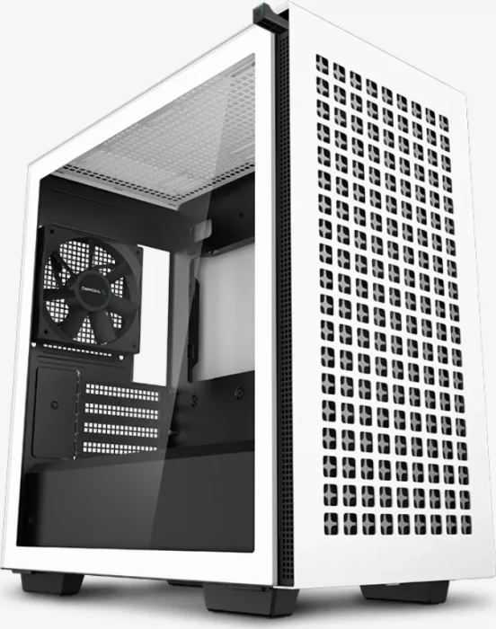 DeepCool CH370 WH, weiß, Glasfenster