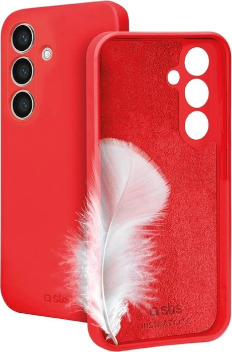 SBS Mobile Instinct Cover für Samsung Galaxy A36/A56 rot