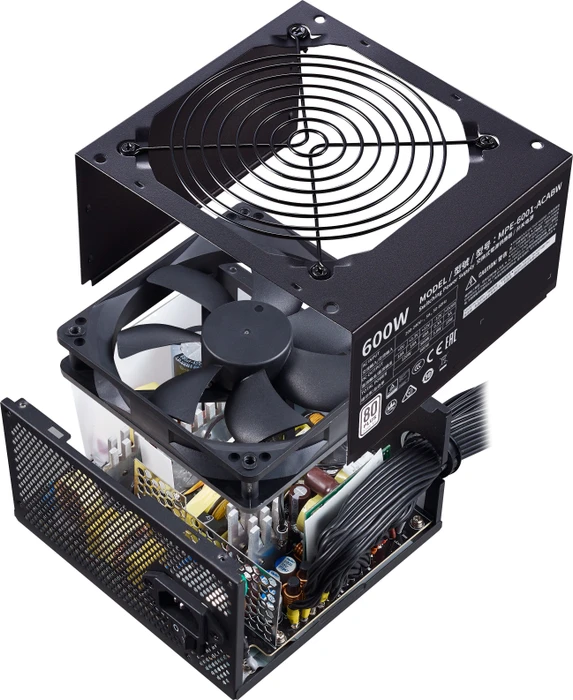 Cooler Master MWE White 230V V2 600W, ATX 2.52