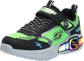 Skechers S-Lights: Light Storm 3.0 schwarz/grün (Junior)