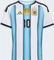 adidas FIFA WM 2026 Argentinien Messi Heimtrikot kurzarm (Junior) Vorschaubild
