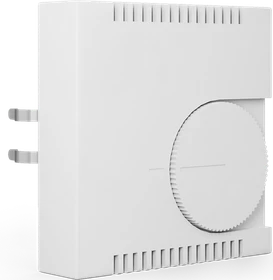 MDT Raumtemperaturregler 55 mit Einstellrad, Reinweiß glänzend