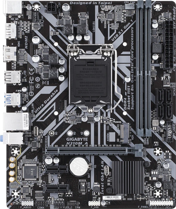 GIGABYTE H310M A (Intel 1151 v2)