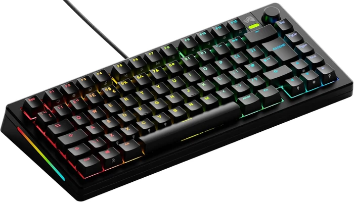 Glorious GMMK 3 75% Pre-built Gaming Keyboard, schwarz, LEDs RGB, Glorious Fox MX, USB, UK