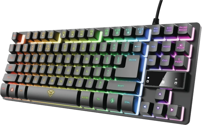 Trust Gaming GXT 833 Thado TKL, LEDs RGB, USB, ES