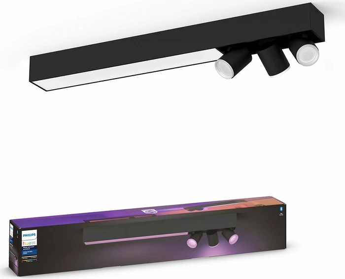 Philips Hue White and Color Ambiance Centris 3 Spot 4-flammig schwarz