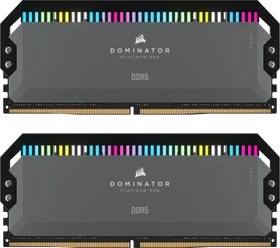 Corsair Dominator Platinum RGB grau UDIMM 64GB Kit, DDR5-6000, CL30-36-36-76