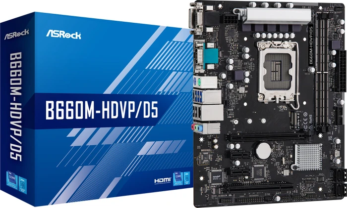 ASRock B660M-HDVP/D5 (Intel 1700)