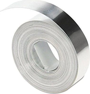 Dymo IND Aluminium Prägeetiketten, 12mm, silber