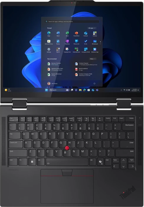 Lenovo ThinkPad T14s 2-in-1 G1, schwarz, Core Ultra 5 225U, 16GB RAM, 512GB SSD, DE