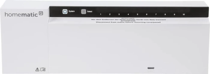 eQ-3 Homematic IP Funk-Fußbodenheizungsaktor 10-fach 230 V, Heizungssteuerung, Schaltaktor