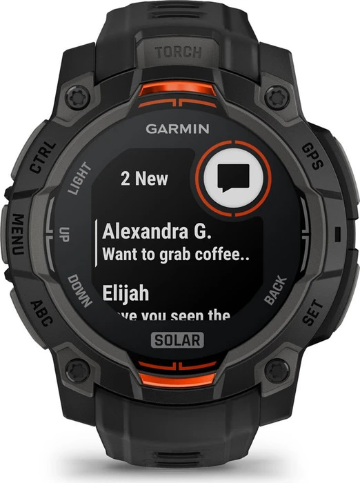 Garmin Instinct 3 Solar 45mm schwarz