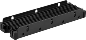 M.2 2280 Alu, doppelseitige Kühler für SSDs, Schraubmontage, schwarz (verschiedene Markenbezeichnungen)