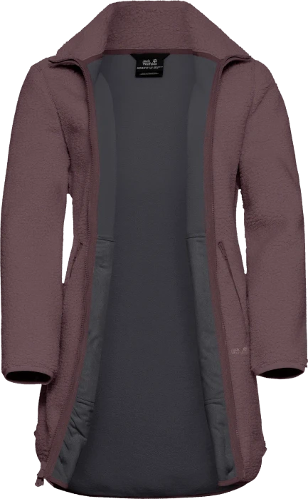 Jack Wolfskin High Curl Coat Funktionsmantel sheer plum (Junior)