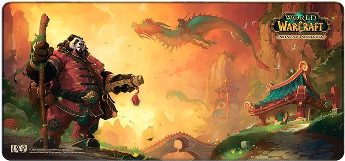 World of Warcraft - Pandaren With Lanterns - Maus- und Tastaturpad