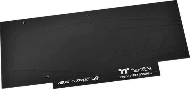 Thermaltake Pacific V-RTX 2080 Plus ASUS ROG GPU Block mit Backplate, transparent