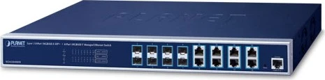 Planet XGS-6320 Rackmount 10G Managed Switch, 8x RJ-45, 8x SFP+