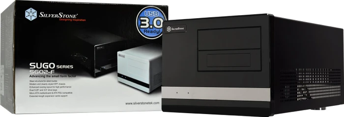 SilverStone Sugo SG02-F USB 3.0, schwarz