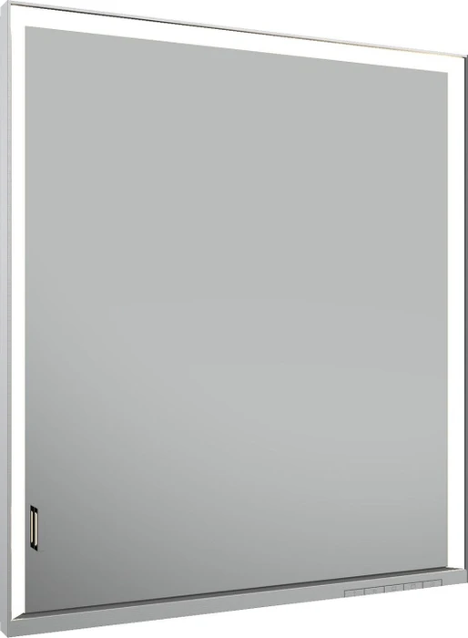 Keuco Royal Lumos Spiegelschrank für Wandeinbau, 1 lange Tür, Türanschlag rechts, 65x73.5cm