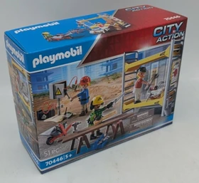 playmobil City Action Baugerüst mit Handwerkern