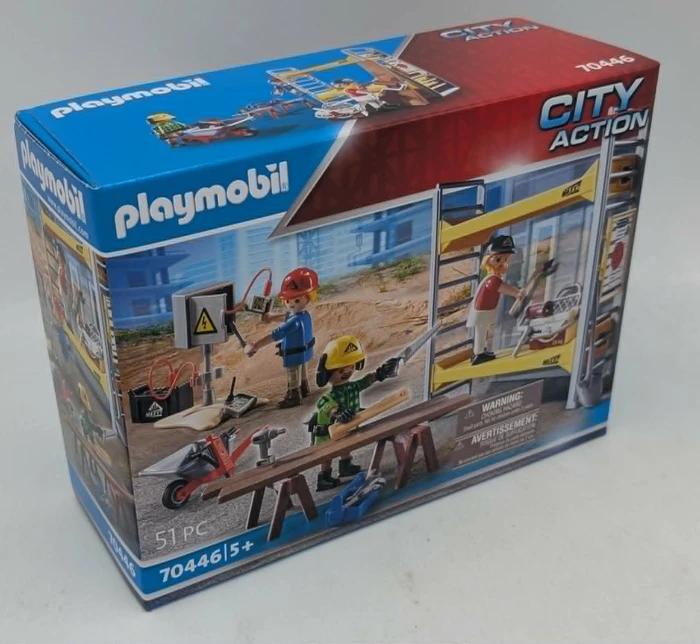 playmobil City Action Baugerüst mit Handwerkern