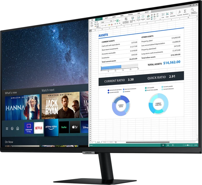 Samsung Smart Monitor M7 M70A, schwarz, 31.5"
