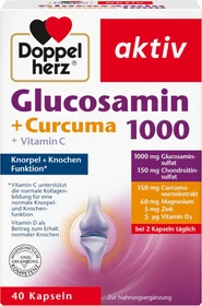 Doppelherz aktiv Glucosamin + Curcuma 1000 Kapseln, 40 Stück